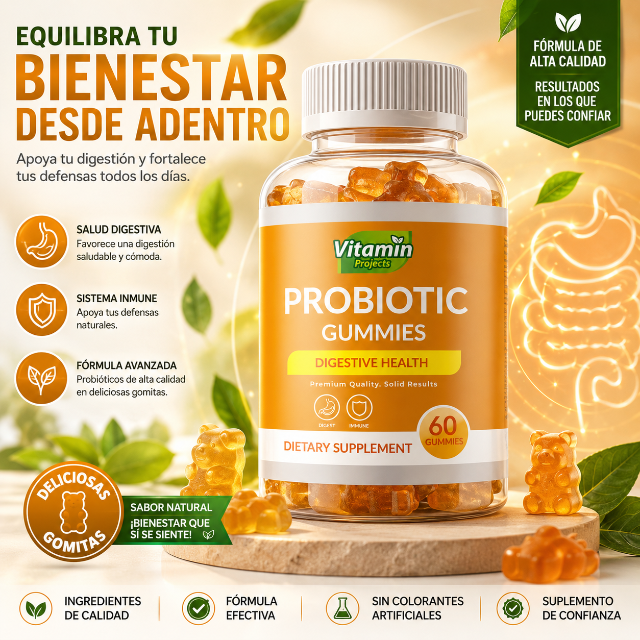 Gomitas beauty glow varios sabores.