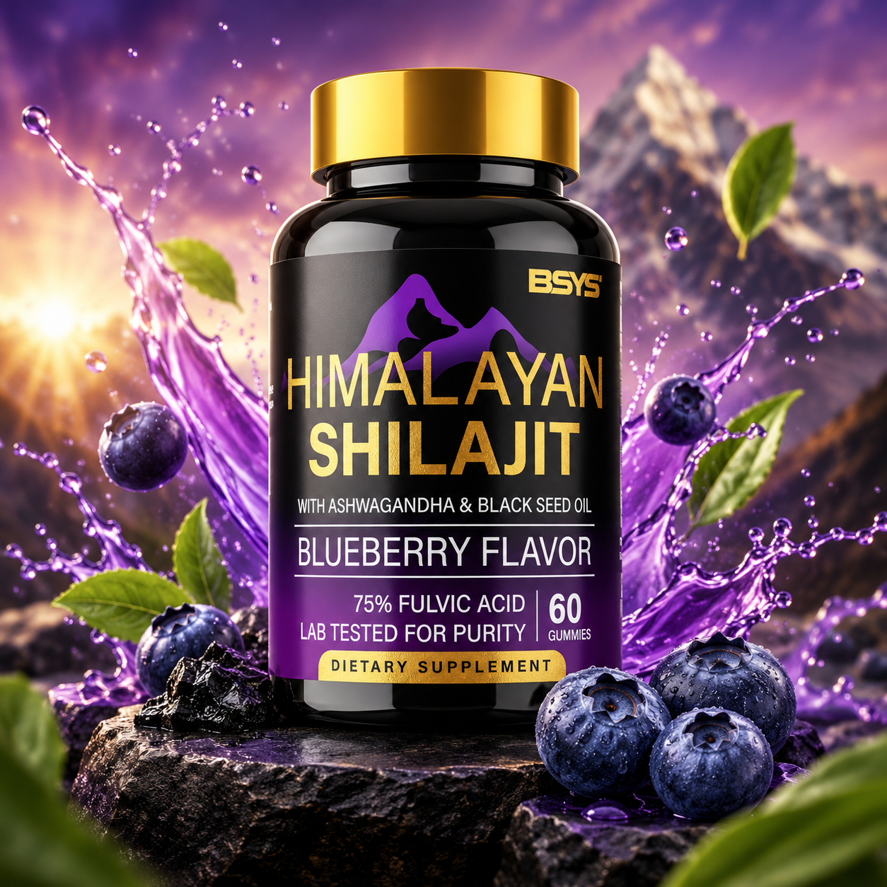 Gomitas de shilajit  y ashwhaganda energy.