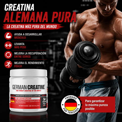 creatina monohidratada alemana 270g